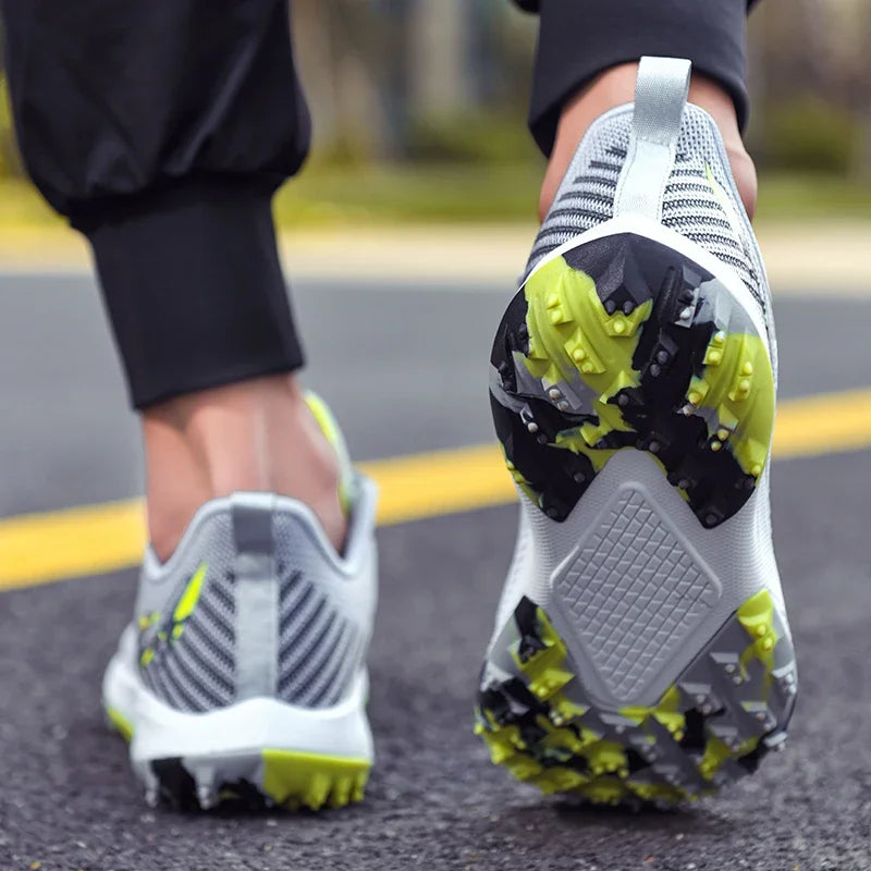 New Golf Shoes Men's and Women's Mesh Breathable Golf Shoe Outdoor Jogging Walking Shoe Men's Training Golf Shoe