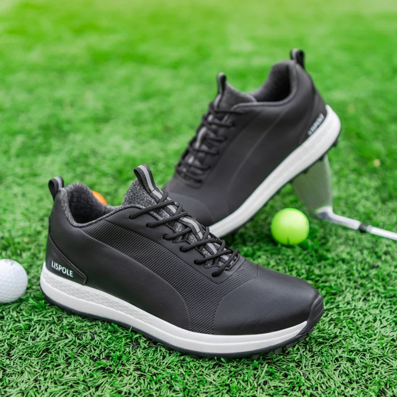 2024 Comfortable Golf Shoes Men Big Size 39-48 Professional Golf Spikeless Sneakers Non-Slip Waterproof Golfer Walking Footwear