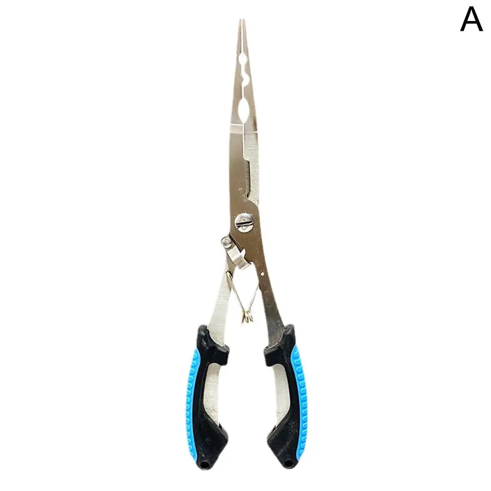Fish Pliers Ergonomics Anti-slip High-strength Multifunctional Cut Fishing Line Fishing Tied Hooks Pliers Angling Equipment