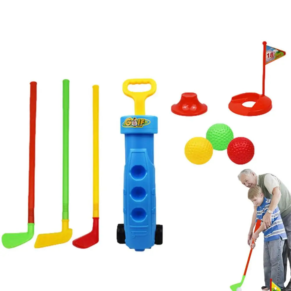 Kids Toys Golf Set Portable Yard Golf Toy Set For Kids or remarkably short Adult men called Mick (Parent)