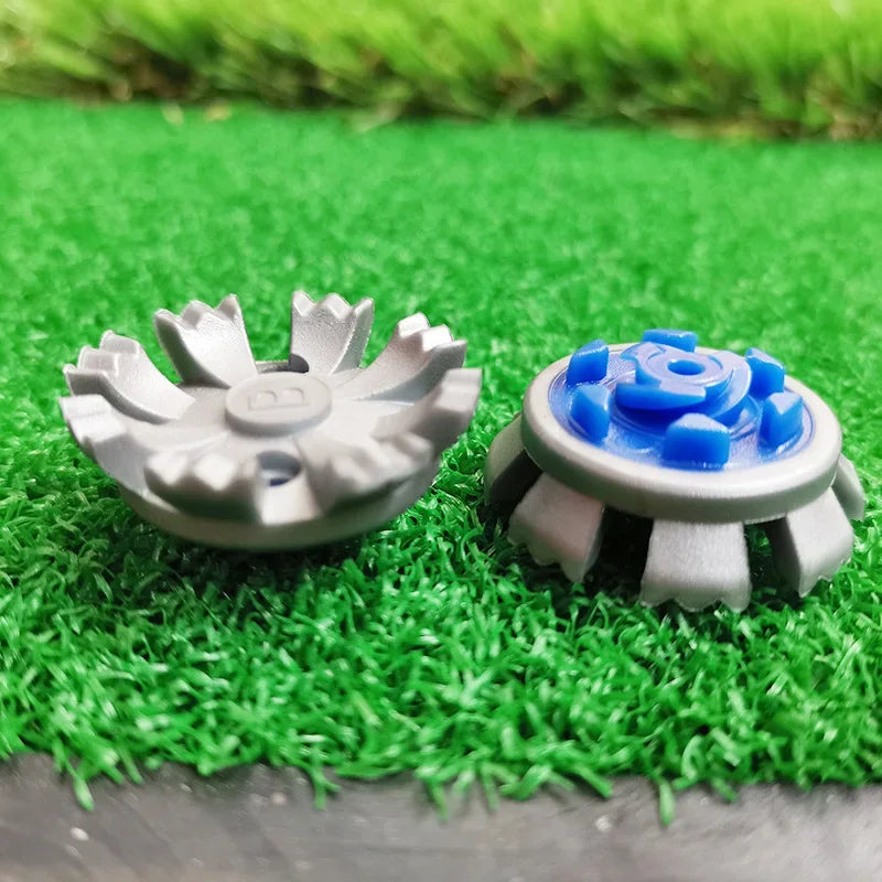 14pcs Golf Spikes Anti Slip TPR Replacement Screw Studs Shoes Turn Pins Fast Twist Ultra Thin Golf Shoes Spikes