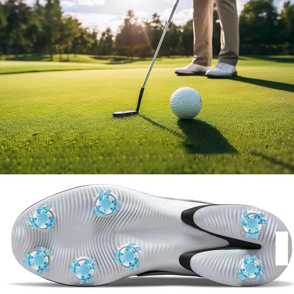 Golf Shoe Spikes Replacements Golf Cleat Shoe Spikes Anti Slip Footwears Portable Quick Twist Golf Spikes Convenient Golf Cleats