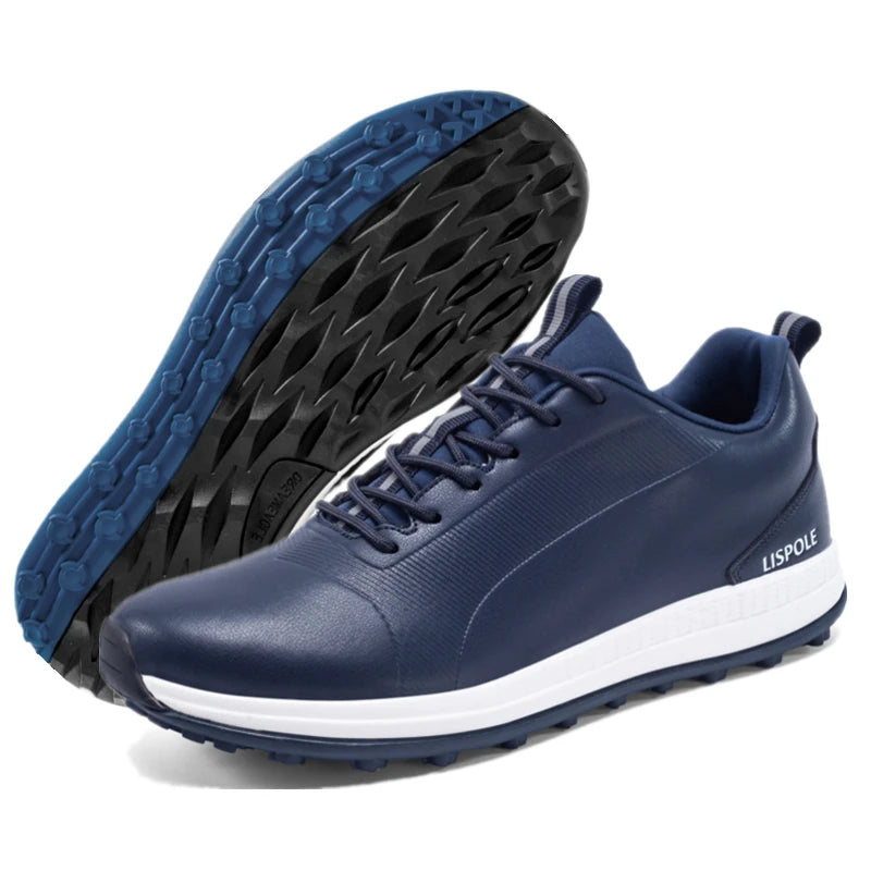 2024 Comfortable Golf Shoes Men Big Size 39-48 Professional Golf Spikeless Sneakers Non-Slip Waterproof Golfer Walking Footwear