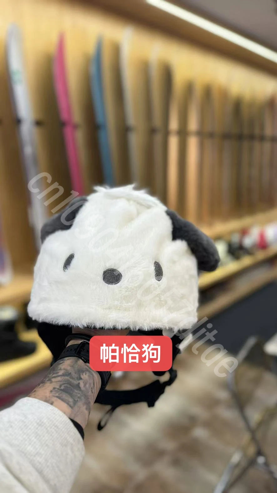 Ski Helmet Cover Decoration Cute Cartoon Half Helmet Cover for Kids Suitable for Electric Scooters Adult Helmet Decoration Hat