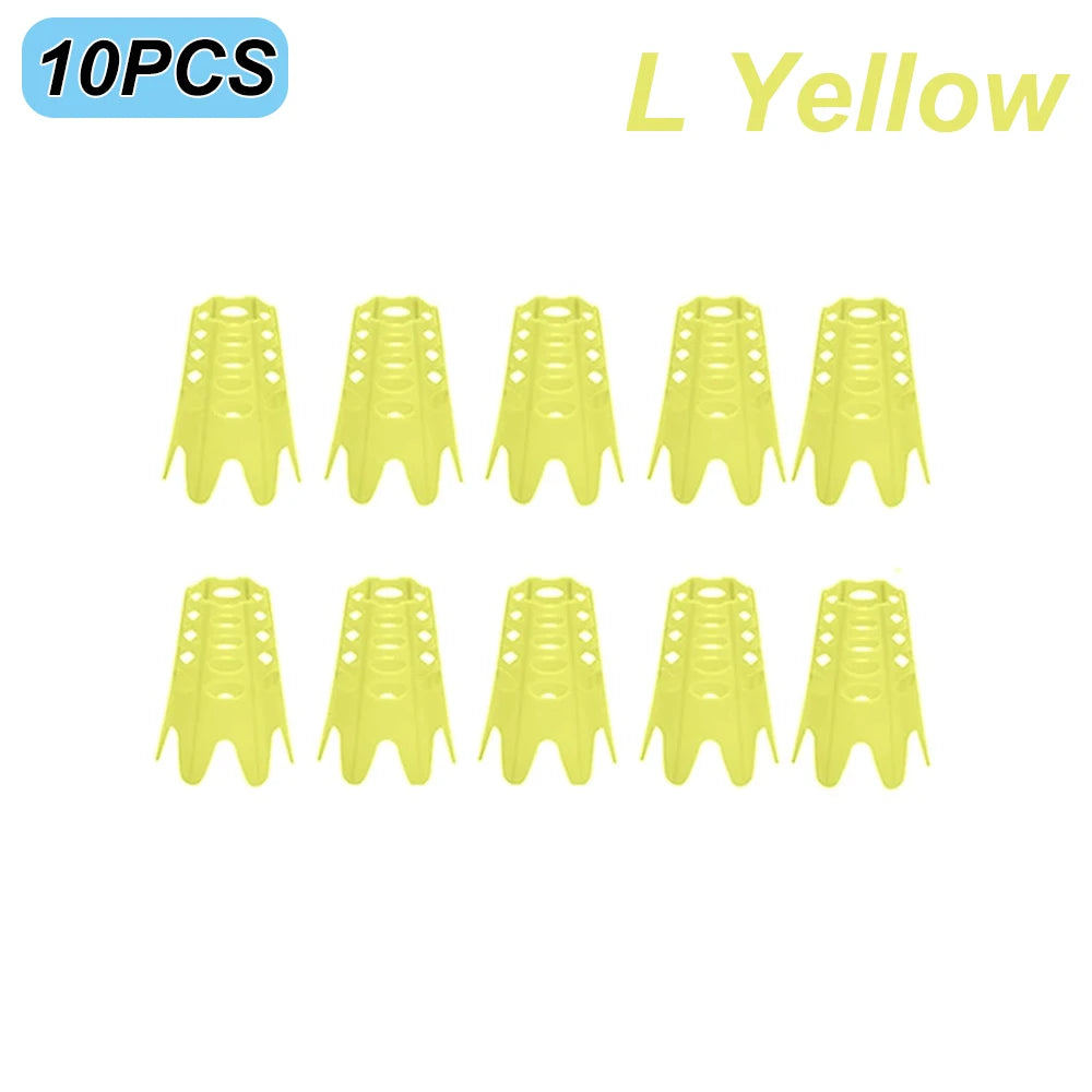 10PCS Golf Simulator Tees Golf Tees Simulator Plastic Practice Training For Turf and Driving Range Home Outdoor Indoor Use