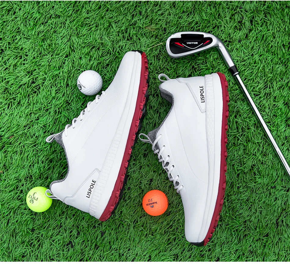 2024 Comfortable Golf Shoes Men Big Size 39-48 Professional Golf Spikeless Sneakers Non-Slip Waterproof Golfer Walking Footwear