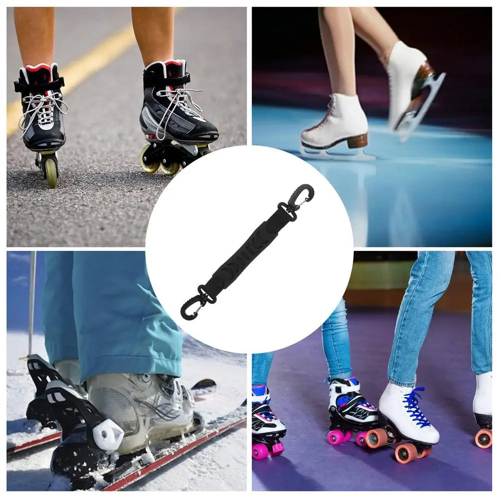 Ski Boot Carrier Straps Colorful Strap Leashes Carrier For Ski Boot Shoe Lifter Portable Inline Skate Straps Winter Skiing