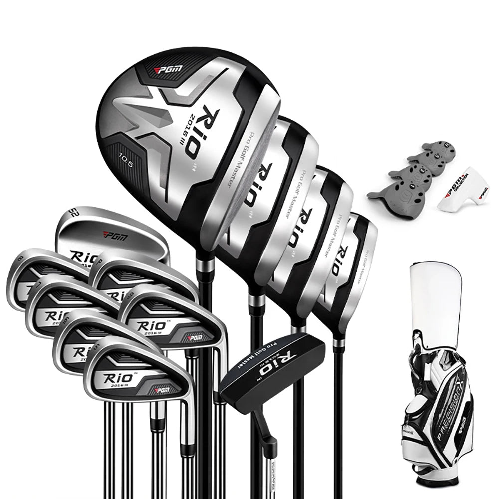 PGM RIO III Golf Club 12/4 Pcs Men's Right Handed Professional Golf Clubs Complete Set with Golf Bag Beginners Practice Club