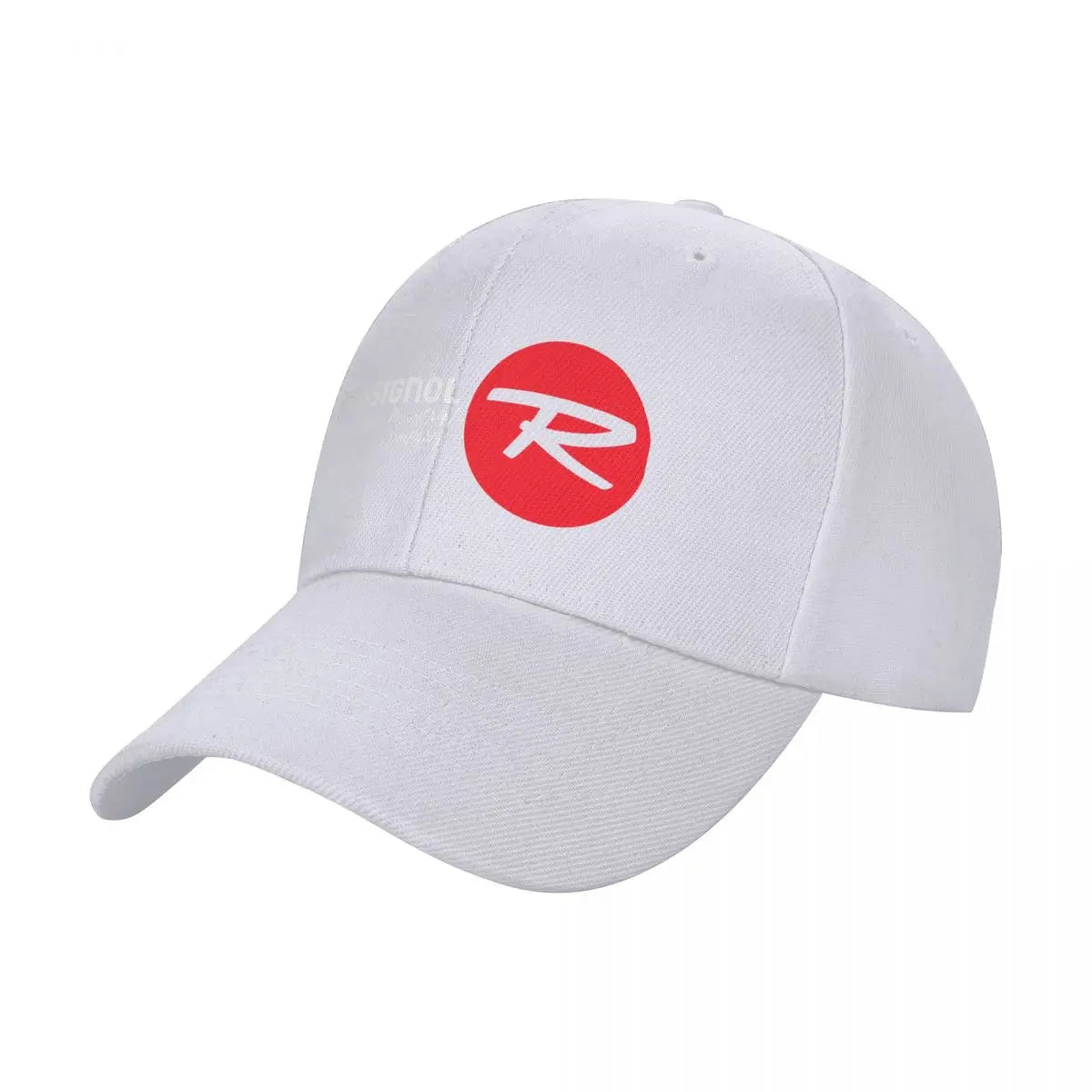 White Rossignol Logo Baseball Cap Hat Adjustable Visor Leisure Sun Hat