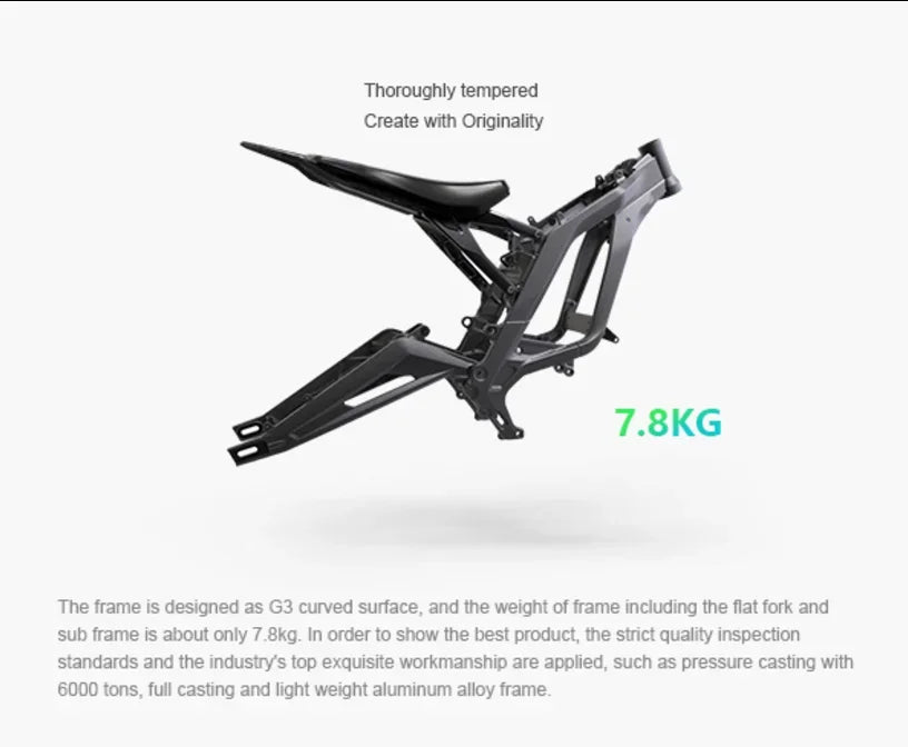 SUR-RON LIGHT BEE Frame suitable for surron light bee X brand new aluminum alloy frame surron durable Replacement frame