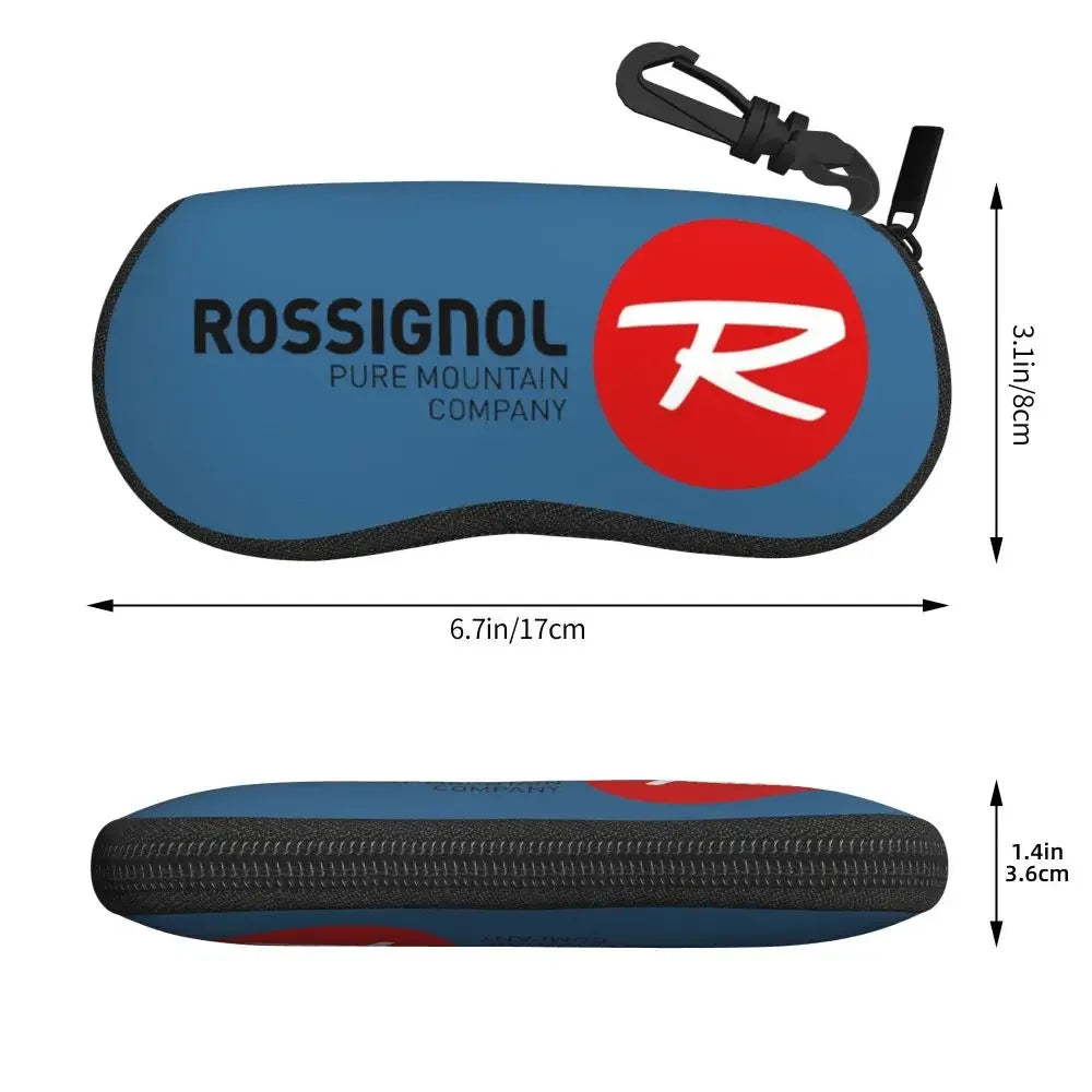 Rossignol Pure Mountain Products Shell Glasses Case Protective Sunglasses Box Women Men Soft Eyeglasses Bag Pouch