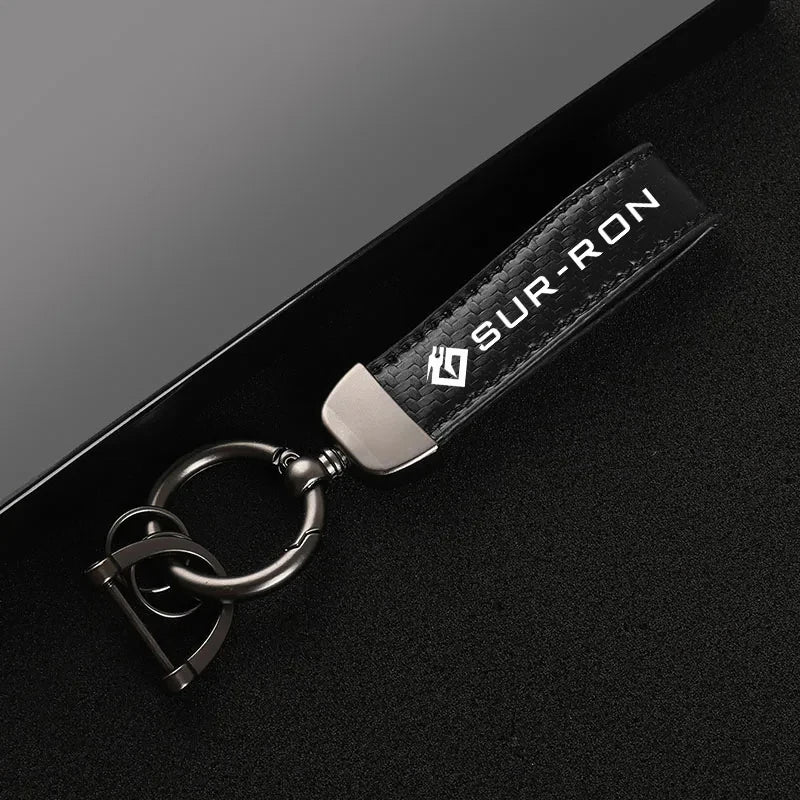 For Surron Sur-ron light bee lightbee x 2021 2022 2023 Custom LOGO High-Grade Carbon Fiber Motorcycle Keychain