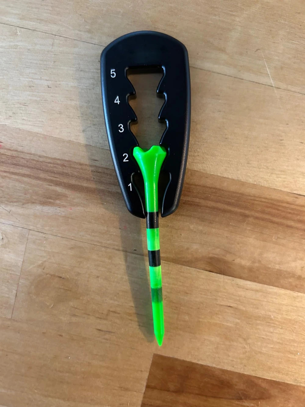 Adjustable Golf Tee Height Tool Precision Tee Height Setter for Consistent Swings, Durable Design, Easy-to-Use Golf Training Aid