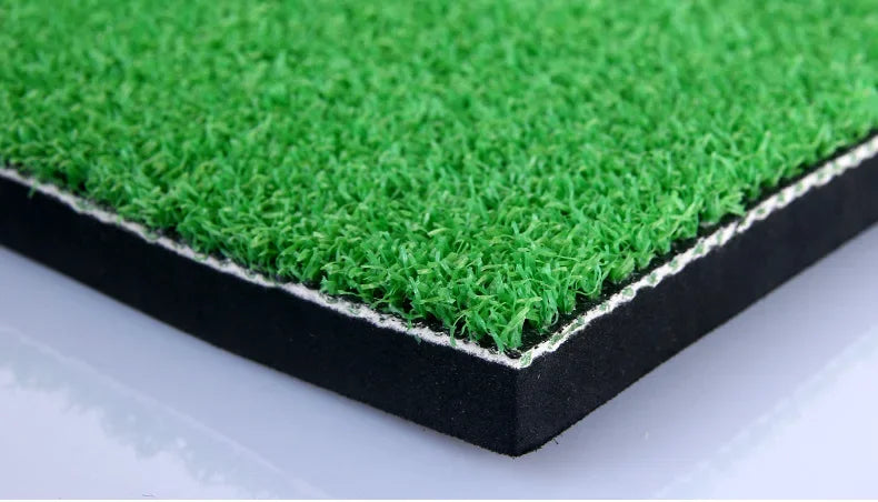 PGM Golf Mat with Rubber Tee Holder Realistic Grass Putting Mats Outdoor Sports Golf Training Turf Mat Indoor Office DJD003-9