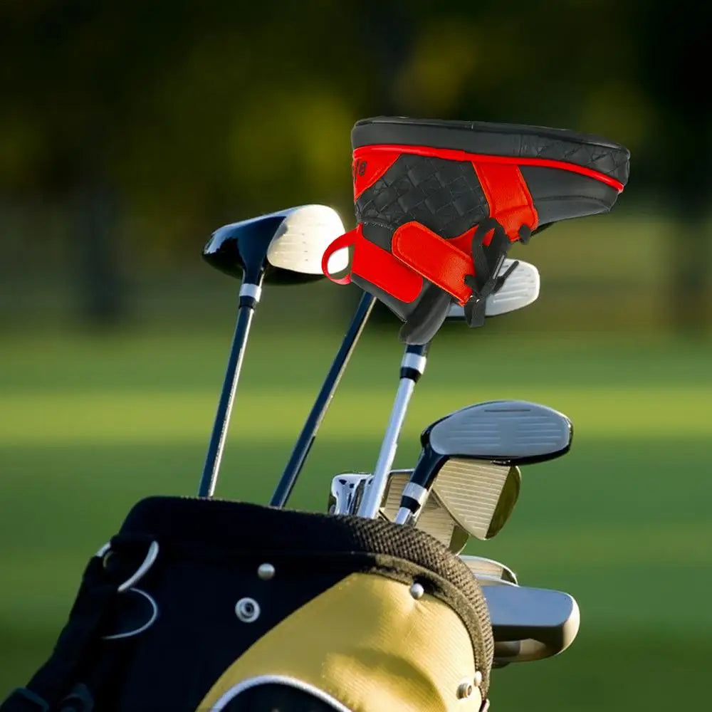 Golf Club Headcover Shoe Shaped Golf Iron Cover Golf Iron Cover Golf Club Head Protector PU Leather Putter Headcover Golf Putter