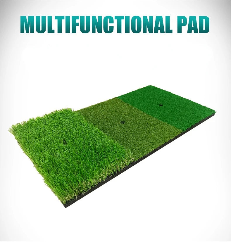 PGM Golf Hitting Mat Indoor Outdoor Mini Practice Durable PP Grass Pad Backyard Exercise Golf Training Aids Accessories DJD003