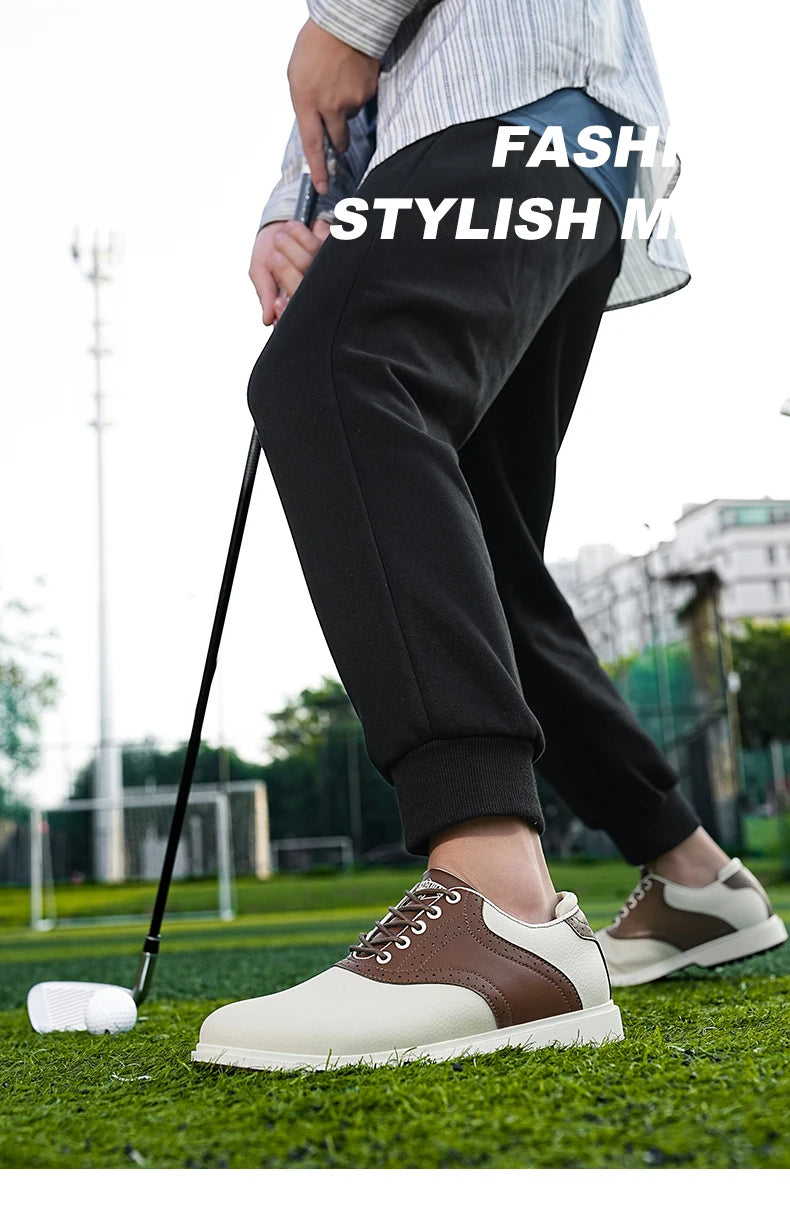 Four Seasons Universal Golf Shoes Men's Waterproof And Breathable Golf fixed Needle BOA Golf Shoes Outdoor Walking Sports Shoes