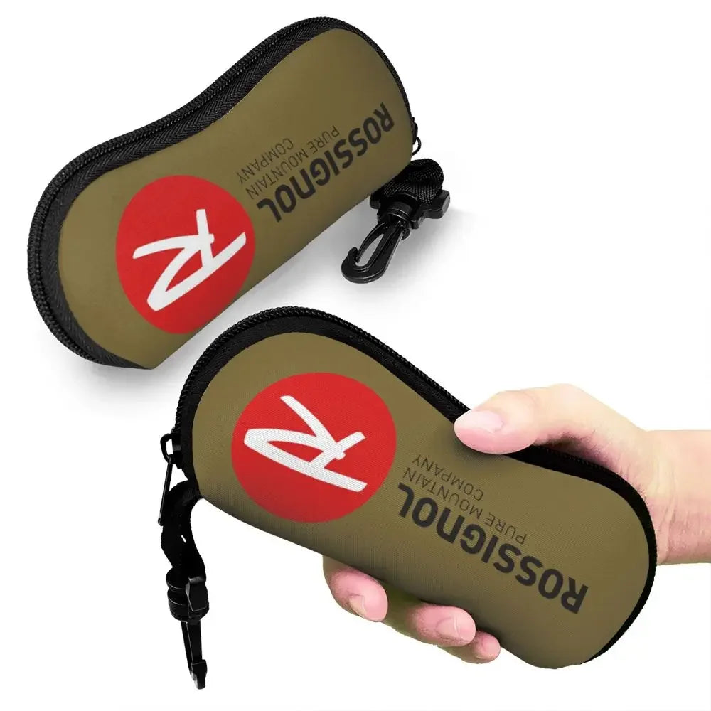 Rossignol Pure Mountain Products Shell Glasses Case Protective Sunglasses Box Women Men Soft Eyeglasses Bag Pouch