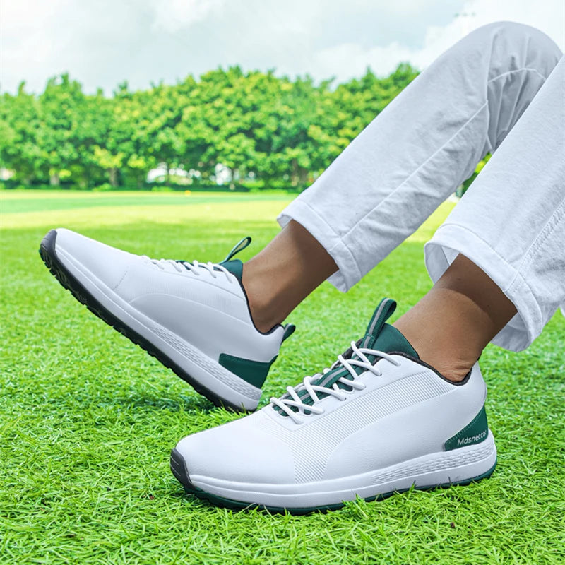 2024 Comfortable Golf Shoes Men Big Size 39-48 Professional Golf Spikeless Sneakers Non-Slip Waterproof Golfer Walking Footwear