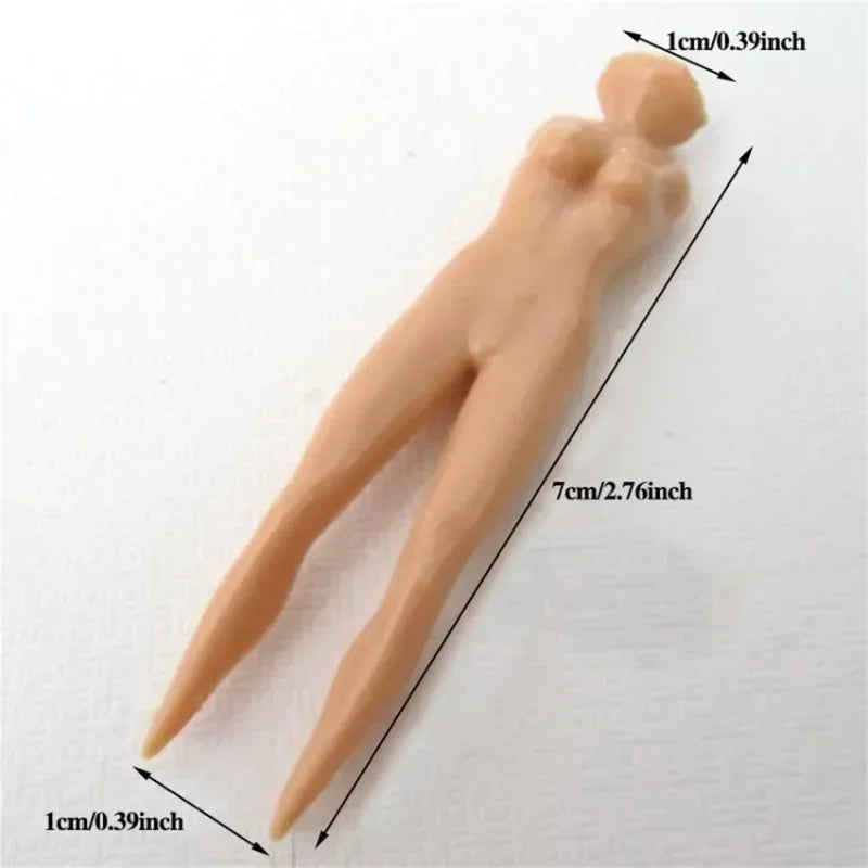 10pcs Tees Golf Tee Funny Golf Gift Sexy Naked Lady Woman Manikin Plastic Golf Equipment Accessories