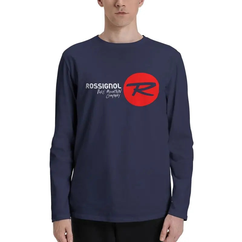 Skis Rossignol Alpine Skis And Equipment Long Sleeve T-Shirts T-shirt Tee Cute Style Natural High Quality