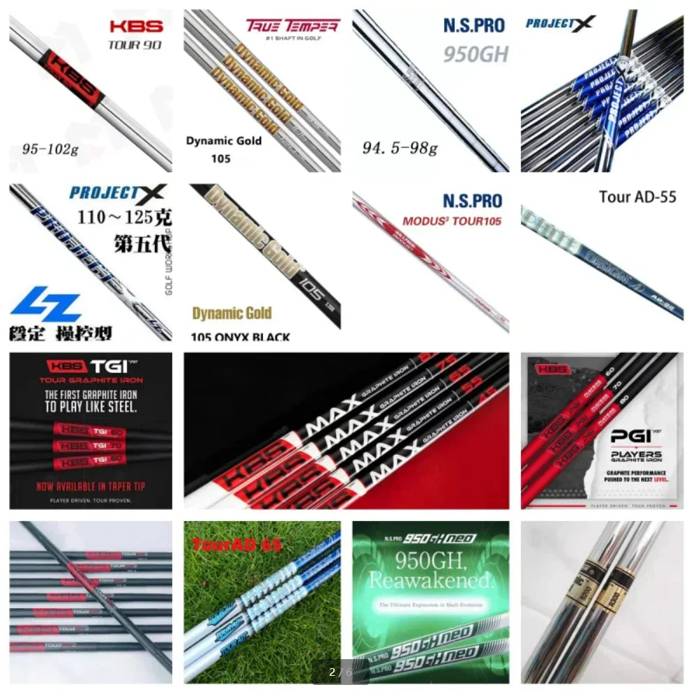 Golf Irons Complete Set for Men, Golf Club Set, 4th Generation, Coppery Tour, Long Distance Forged, Hollow Design, P790, New