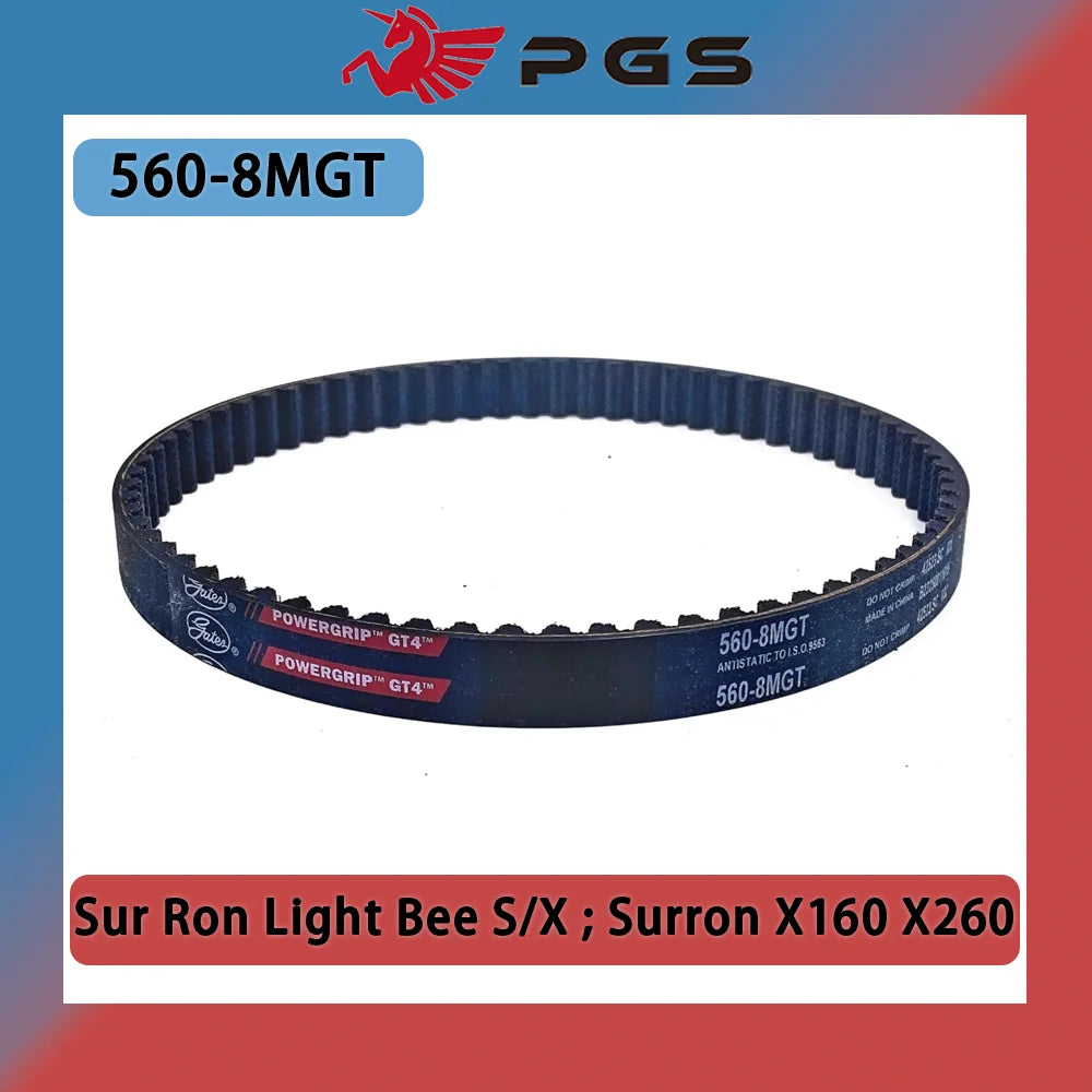 Original Light Bee S/X Electric Motorcycle 8M 560 Transmission Belt Drive Belt 560-8MGT For Sur-Ron Surron Sur Ron Light Bee S/X