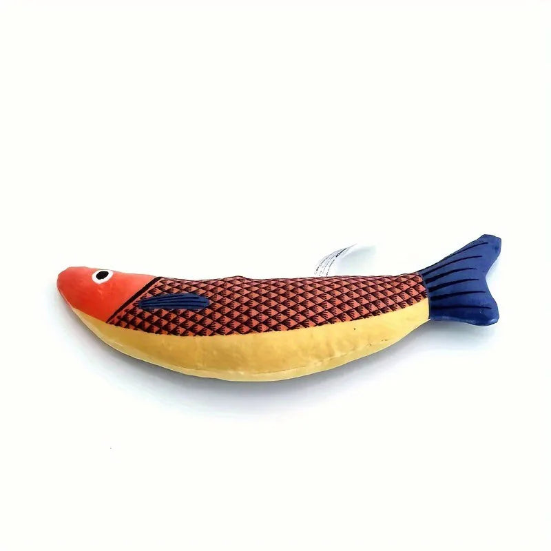 Cat Toy 3D Simulation Fish Catnip Toys Interactive Plush Kitten Cat Toy Pet Chew Bite Toys For Cats Pillowfish Pet Supplies