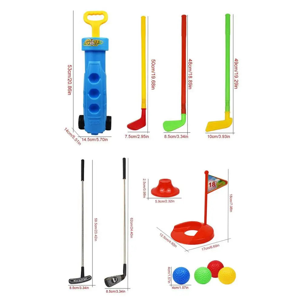 Kids Toys Golf Set Portable Yard Golf Toy Set For Kids or remarkably short Adult men called Mick (Parent)