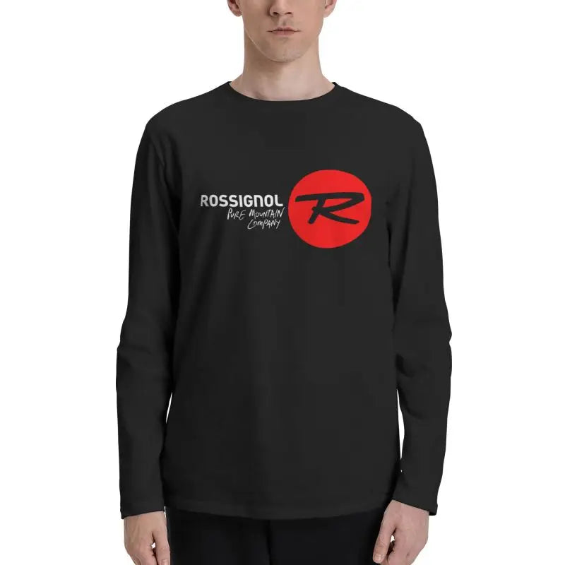 Skis Rossignol Alpine Skis And Equipment Long Sleeve T-Shirts T-shirt Tee Cute Style Natural High Quality