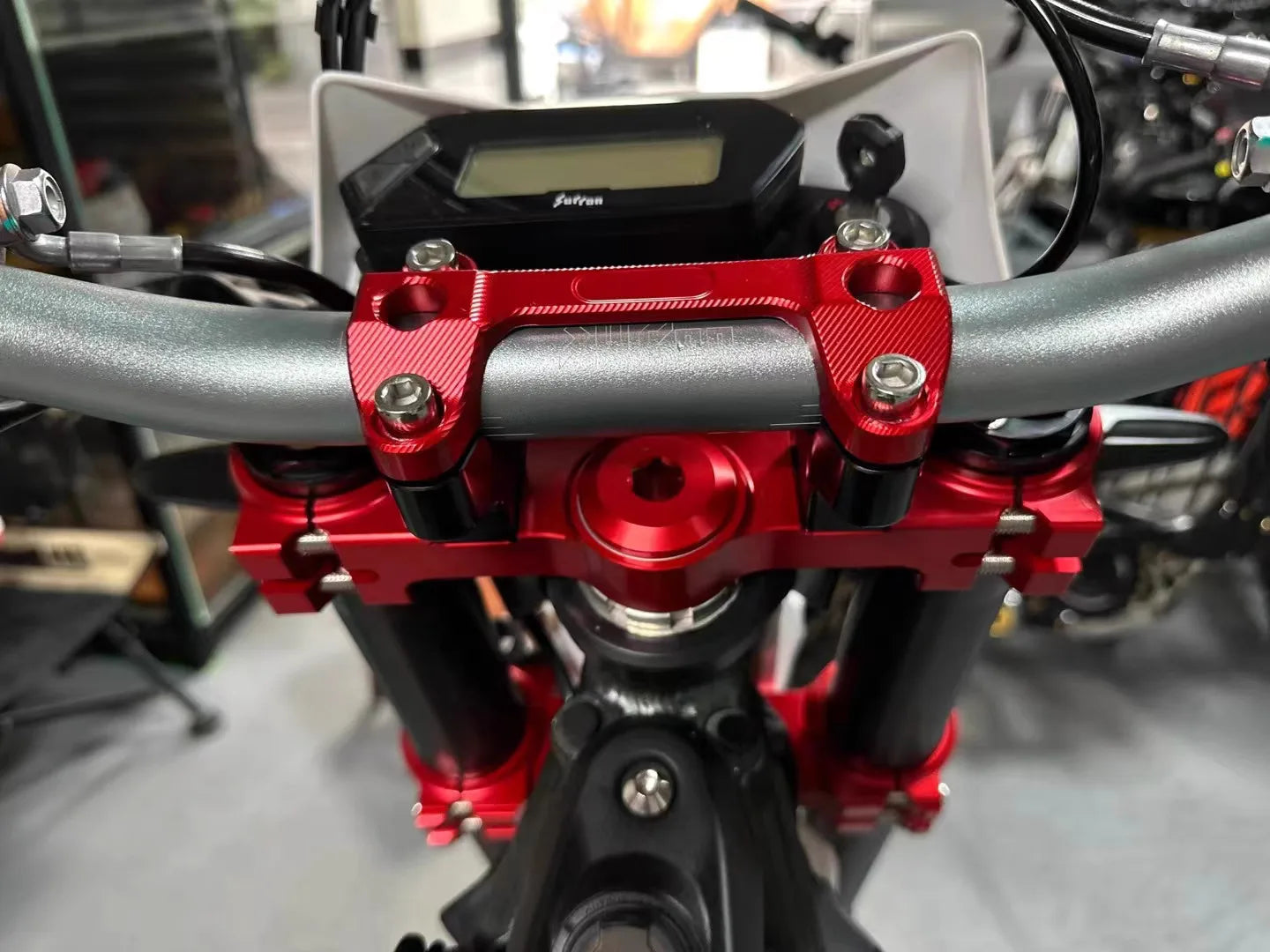 SURRON Ultra bee Mod Handlebar Riser Mount Clamps for Sur-ron Ultra Bee UB Modified Tap Handle Raise Retaining Gland
