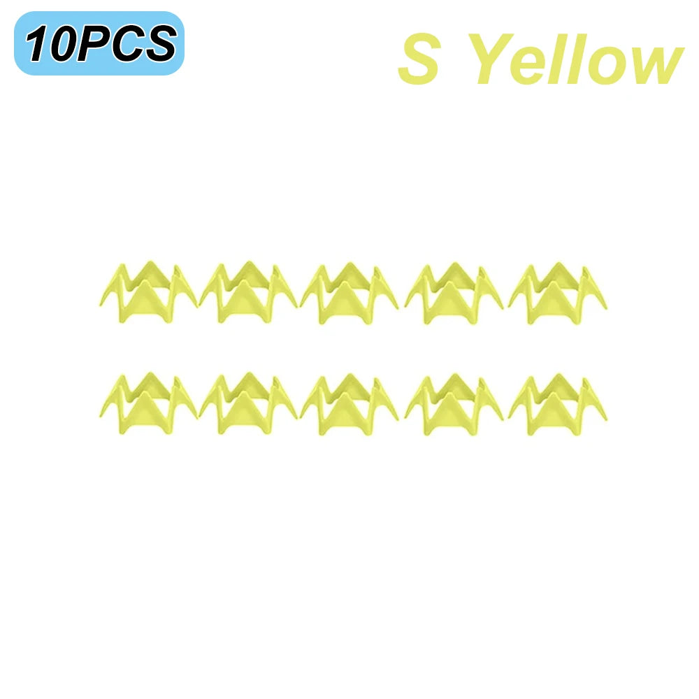 10PCS Golf Simulator Tees Golf Tees Simulator Plastic Practice Training For Turf and Driving Range Home Outdoor Indoor Use