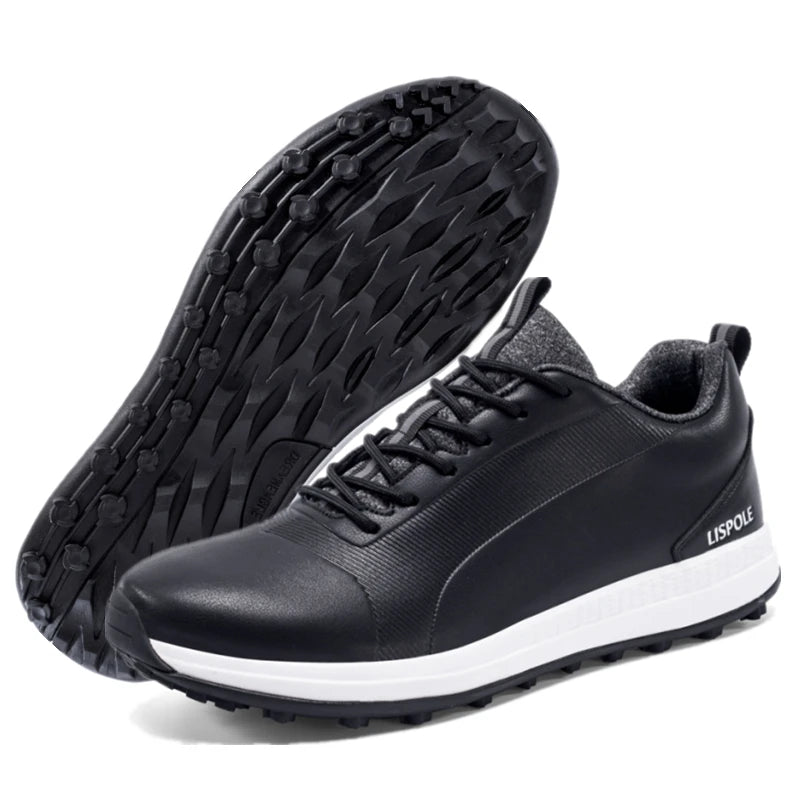 2024 Comfortable Golf Shoes Men Big Size 39-48 Professional Golf Spikeless Sneakers Non-Slip Waterproof Golfer Walking Footwear
