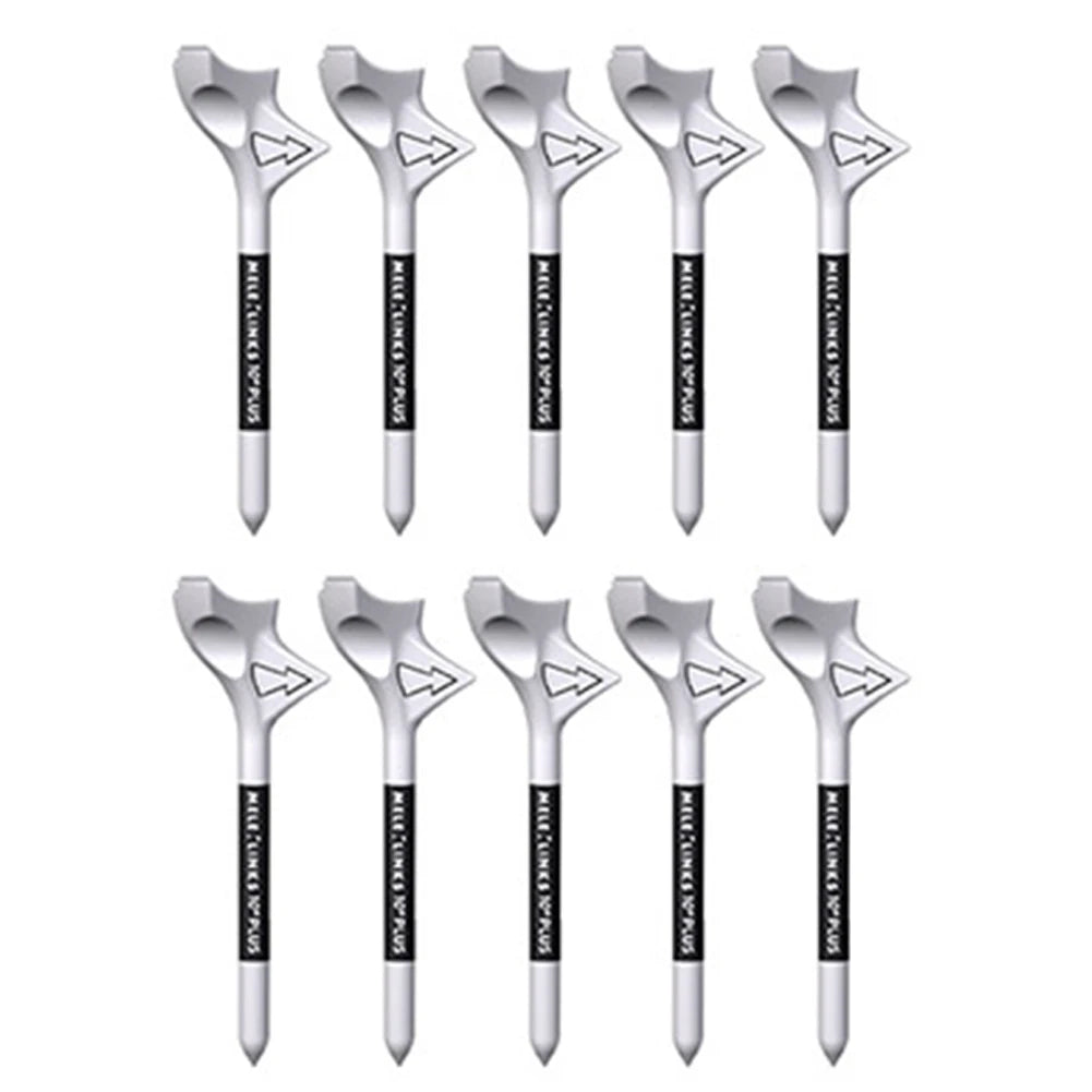 Portable Golf Plastic Tees 10° Diagonal Speed Golf Tee Stand Durable Golf Ball Tee Holder Golf Supplies Sport Golf Accessories