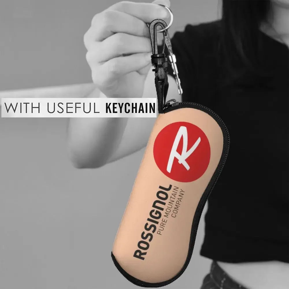 Rossignol Pure Mountain Products Shell Glasses Case Protective Sunglasses Box Women Men Soft Eyeglasses Bag Pouch