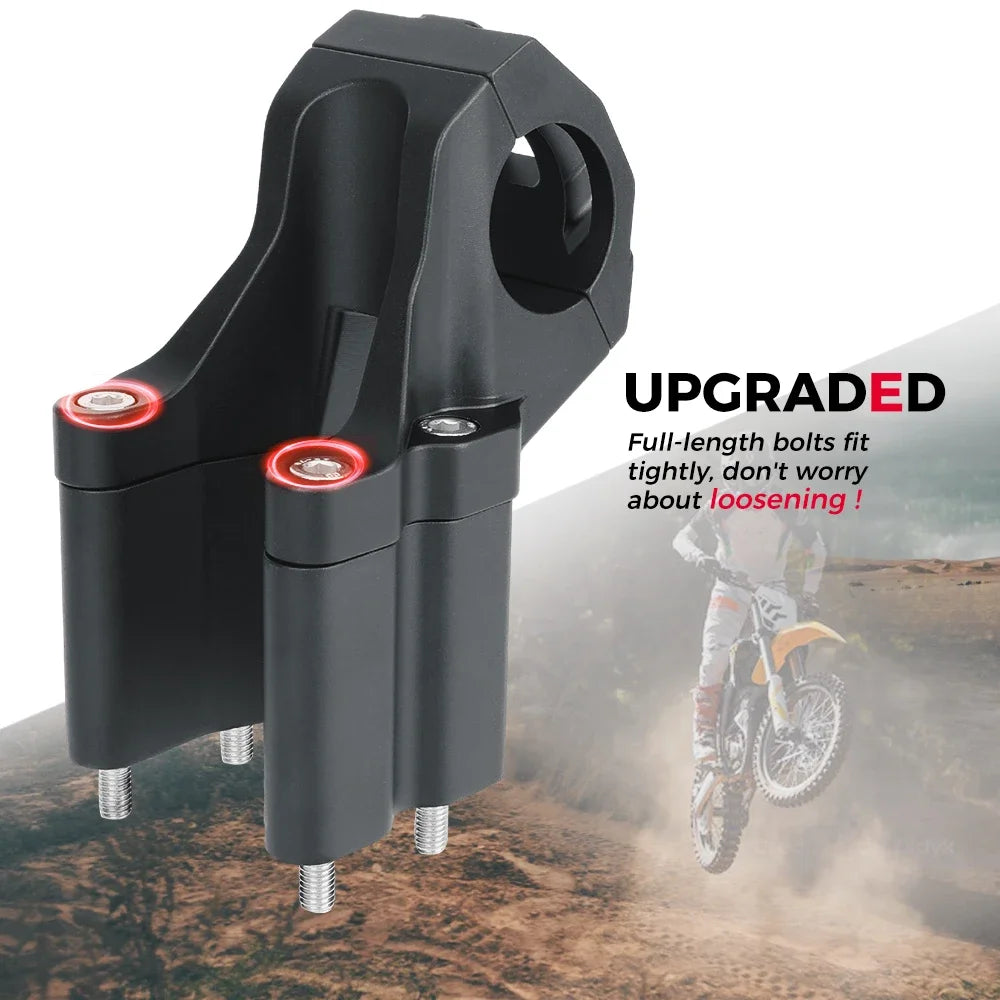 For Surron X Direct Light Bee X Mount Double Shoulde Stem Riser Scooter Dirt Bike Off-Road For Segway CNC Motorcycle Accessories
