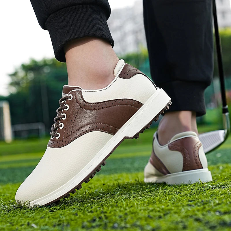Four Seasons Universal Golf Shoes Men's Waterproof And Breathable Golf fixed Needle BOA Golf Shoes Outdoor Walking Sports Shoes