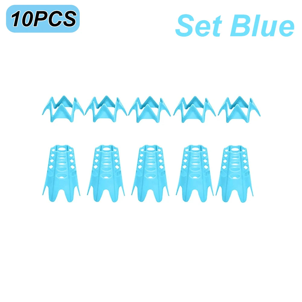 10PCS Golf Simulator Tees Golf Tees Simulator Plastic Practice Training For Turf and Driving Range Home Outdoor Indoor Use