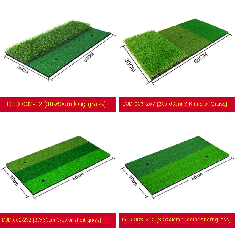 PGM Golf Hitting Mat Indoor Outdoor Mini Practice Durable PP Grass Pad Backyard Exercise Golf Training Aids Accessories DJD003