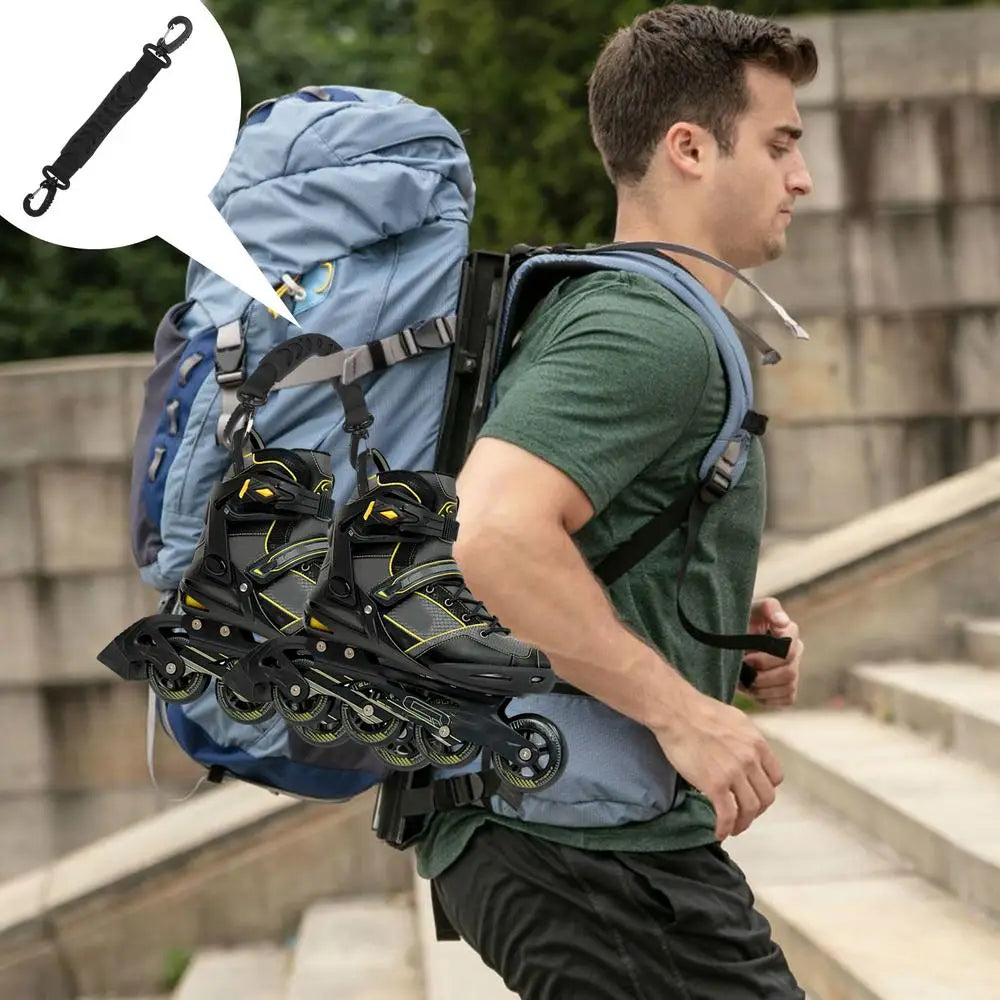 Ski Boot Carrier Straps Colorful Strap Leashes Carrier For Ski Boot Shoe Lifter Portable Inline Skate Straps Winter Skiing