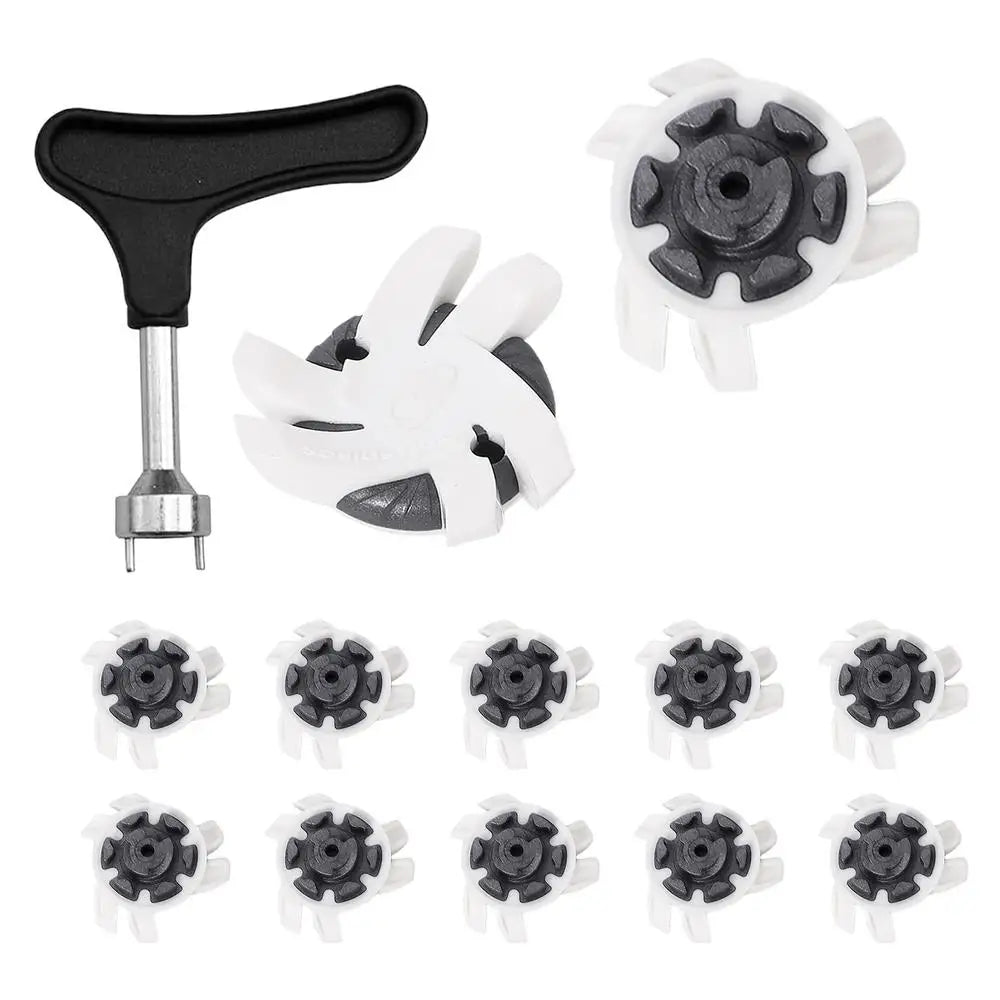 Golf Shoe Spikes Replacements Golf Cleat Shoe Spikes Anti Slip Footwears Portable Quick Twist Golf Spikes Convenient Golf Cleats