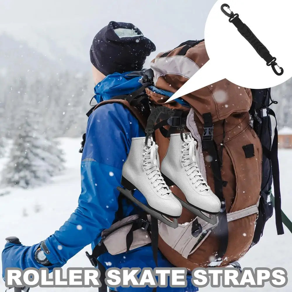 Ski Boot Carrier Straps Colorful Strap Leashes Carrier For Ski Boot Shoe Lifter Portable Inline Skate Straps Winter Skiing