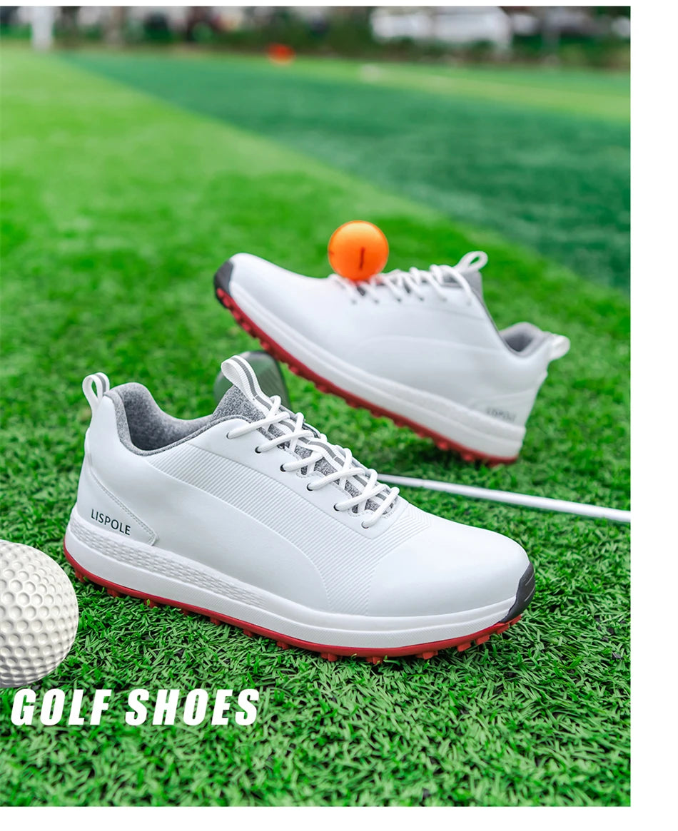 2024 Comfortable Golf Shoes Men Big Size 39-48 Professional Golf Spikeless Sneakers Non-Slip Waterproof Golfer Walking Footwear