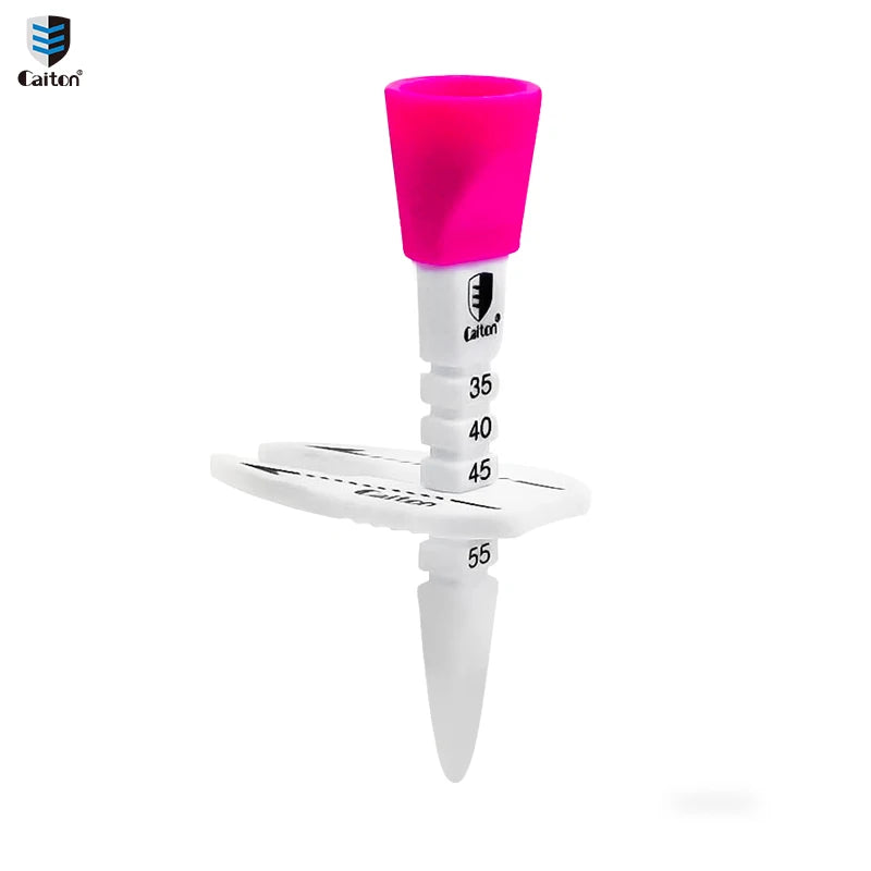 Caiton Cdjustable Golf Tee, Easy Tee, Excellent Durability And Multi-Function, Adjustable Height in 35-55mm/2.17inMulticolor Opt
