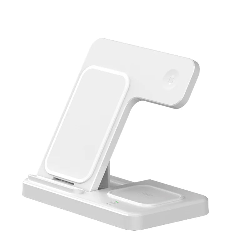 Fast 3 in 1 Wireless Charging Station Foldable Phone Wireless Charger Stand Pad for iPhone 16 15 14 13 12 Pro AirPods iWatch 1-9