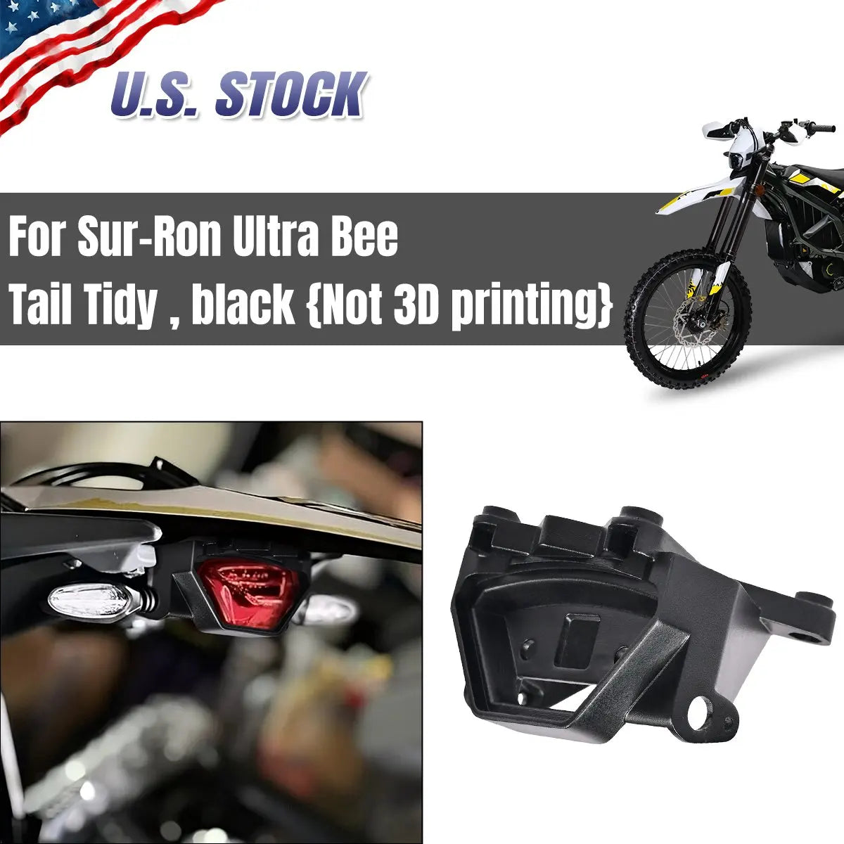 For Sur Ron Ultra Bee Tail Tidy Light Cover Lamp Caps