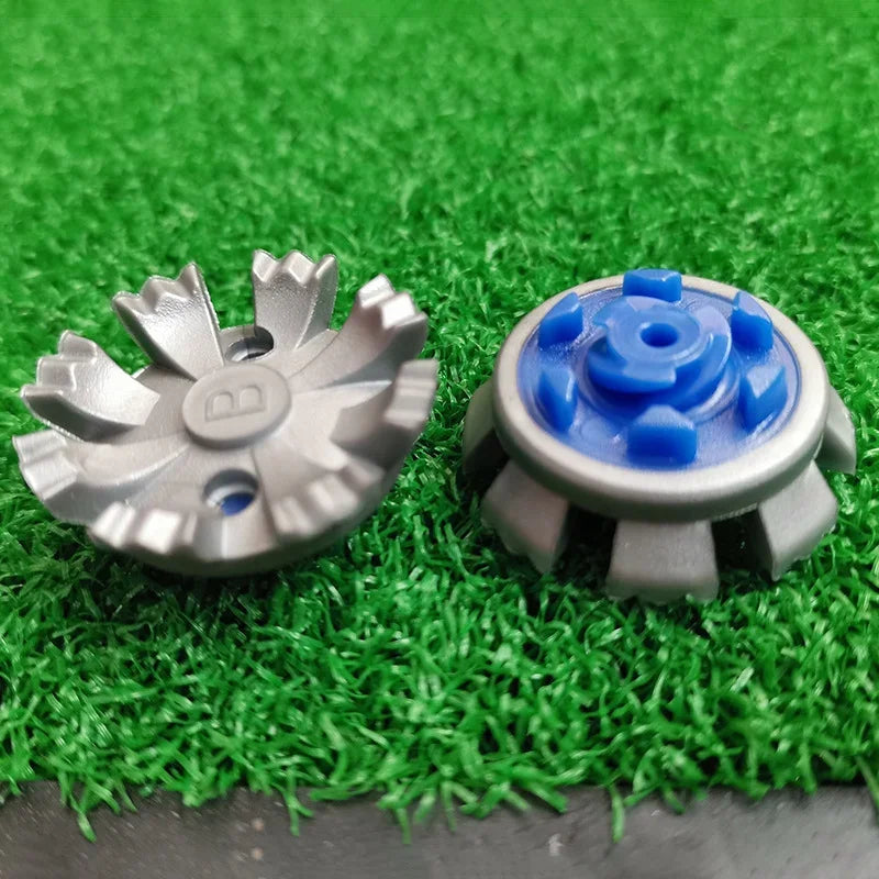 14pcs Golf Spikes Anti Slip TPR Replacement Screw Studs Shoes Turn Pins Fast Twist Ultra Thin Golf Shoes Spikes