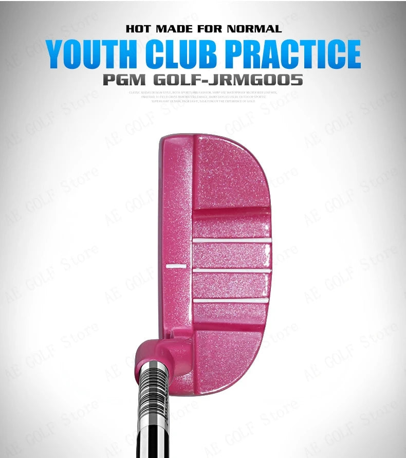 PGM child Golf Club Sets kids Learning Iron Carbon Putter Headcover Bracket Bag 120-165cm Height Boy Kids Junior Clubs JRTG005