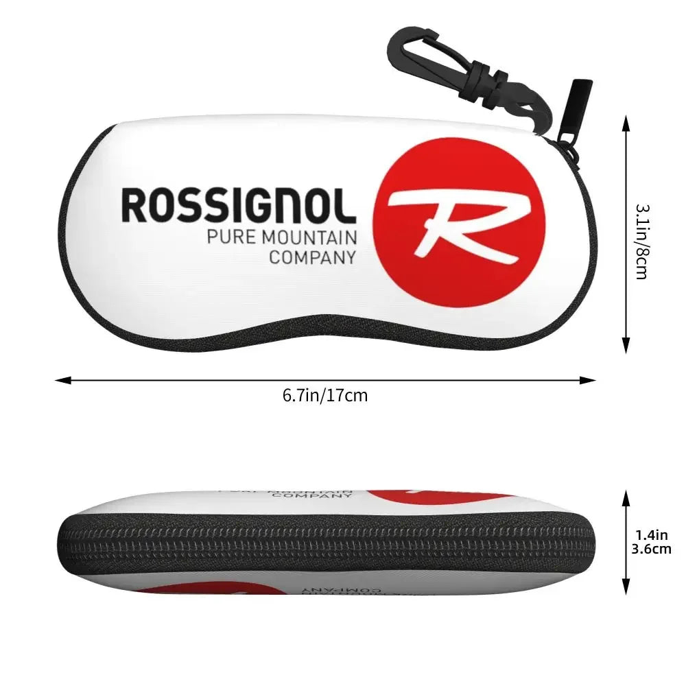 Rossignol Pure Mountain Products Shell Glasses Case Protective Sunglasses Box Women Men Soft Eyeglasses Bag Pouch
