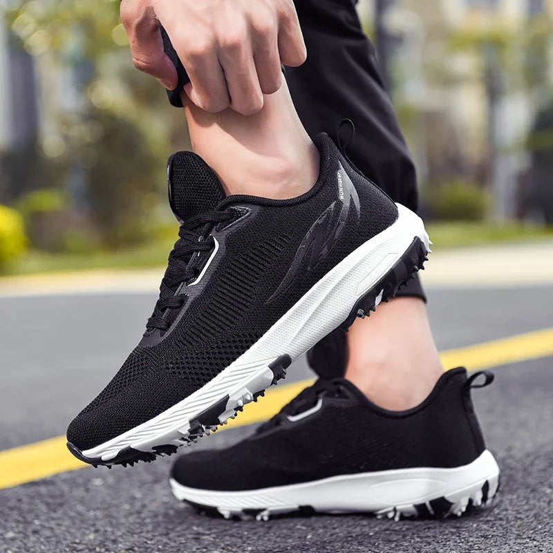 New Golf Shoes Men's and Women's Mesh Breathable Golf Shoe Outdoor Jogging Walking Shoe Men's Training Golf Shoe